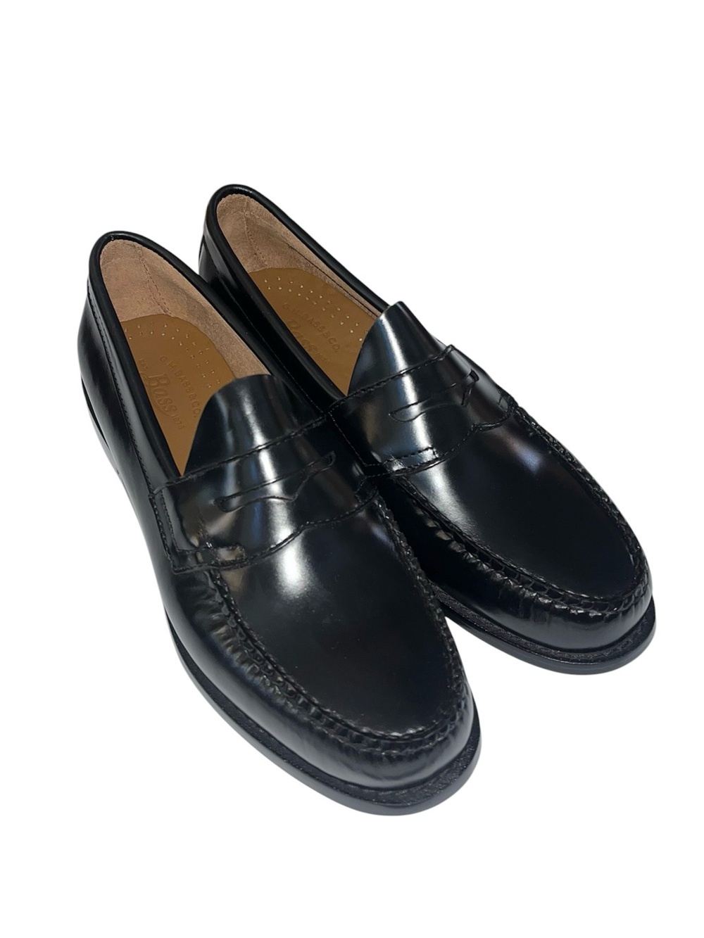 🌟EC🌟 GH Bass Walter Black Leather Penny Loafer - Men's Size 9 - Picture 4 of 11